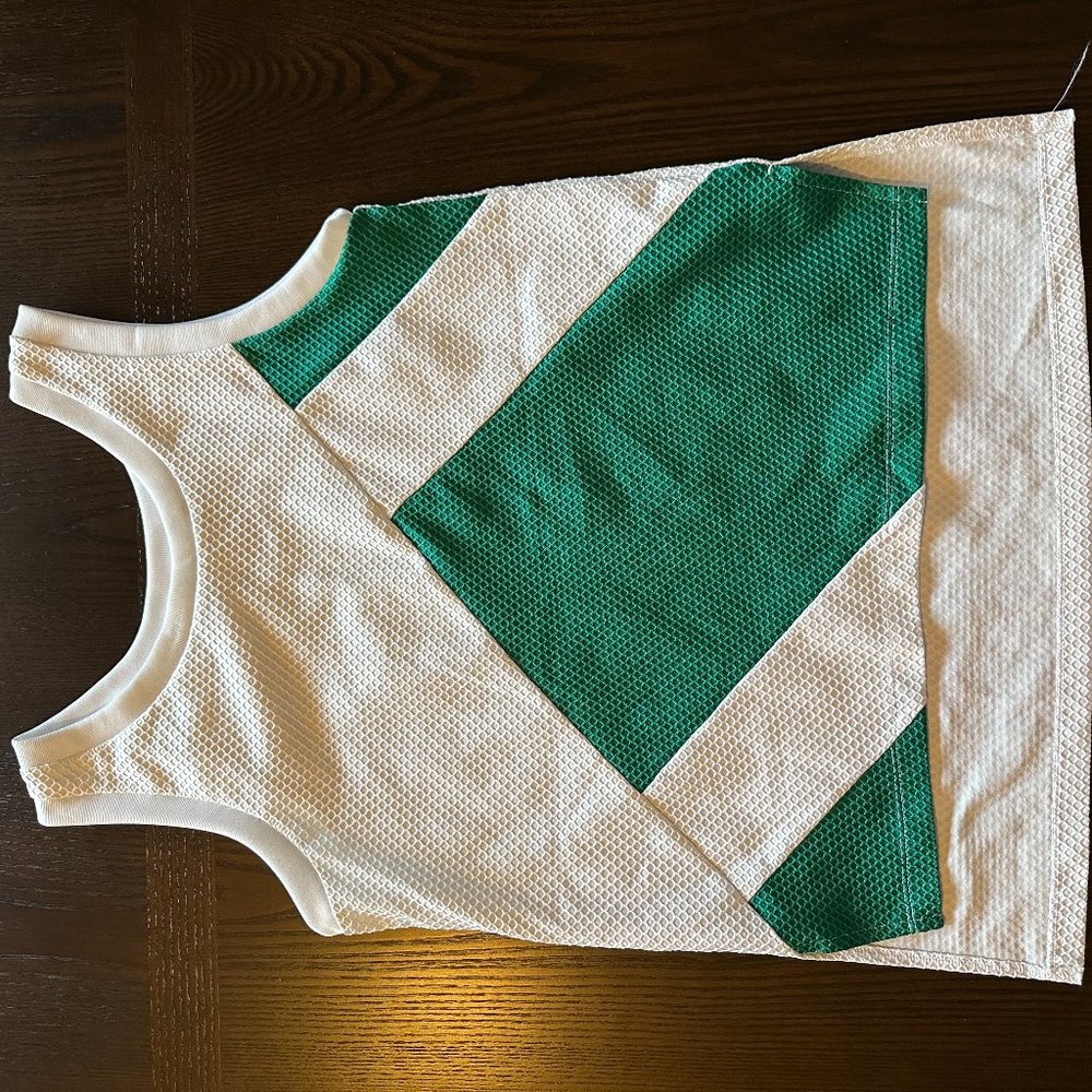 Green and White ADIDAS Soccer Tank Equipment ADV 91-17